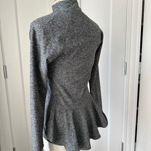 Worn once Beyond Yoga peplum zip jacket - SZ S